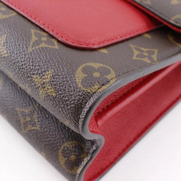 LOUIS VUITTON Victoire Shoulder Bag M41731 ChainShoulder Slys Brown Monogr. - Picture 13 of 13